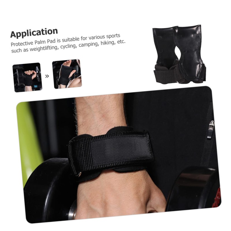 BESPORTBLE Grip Palm Pads Wrist Support for Weightlifting Comfortable Training