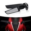 Motorcycle Rearview Mirrors, Adjustable Rotating Side Mirrors Fit for Honda