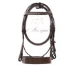 Aces Equine HUNTER BRIDLE BROWN WITH 2" NOSEBAND & 1"