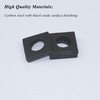 10 PCS 3/8 Beveled Square Washers in Plain Carbon Steel
