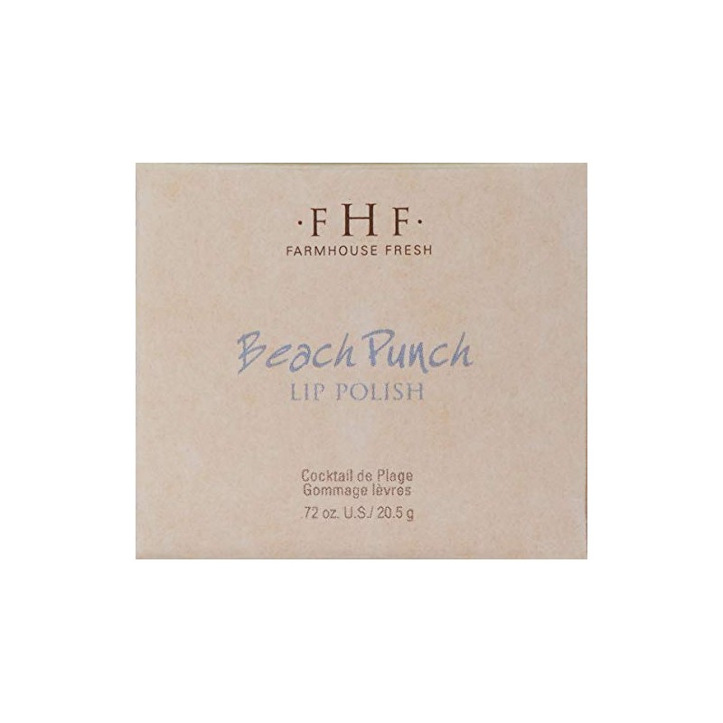 FarmHouse Fresh Beach Punch Lip Polish, Pineapple,1 Count (Pack of