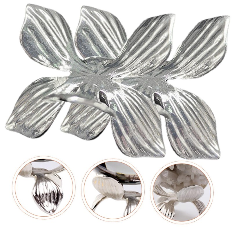 ABOOFAN Sets Sturdy Crystal Ball Display Base Metal Holder Triangle