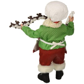 Department 56 Possible Dreams Santa Bon Appetit Eight Tiny Reindeer Figurine, 11 Inch, Multicolor