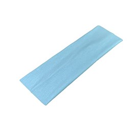 WESTEND CHOICE 7cm Wide Headbands Plain Stretchy Hairband Unisex Kylie Headband Bandeau Gym Exercise Headbands for Women & Men Soft Yoga Head Band (Light blue)