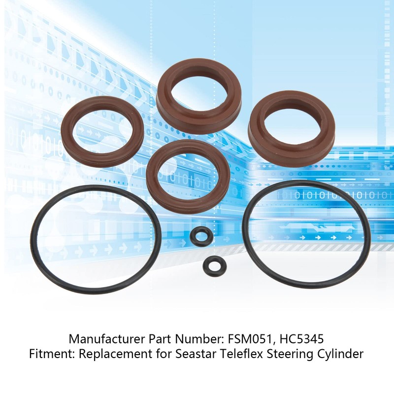 Steering Cyl Seal Kit,Car Steering Cylinder Seal Kit HC5345 Leakproof