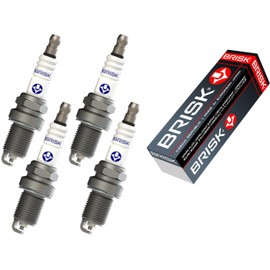 BRISK Super DR17LC-1 1481 Spark Plugs (Pack of 4)