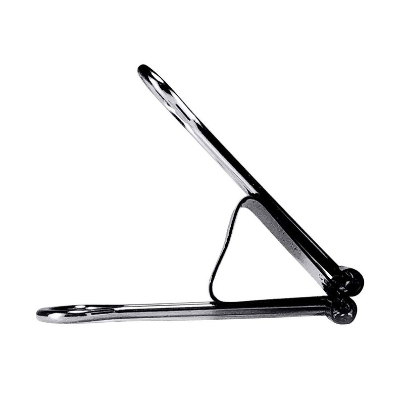 lingzaling 25mm Double Clip Black Pack of 20