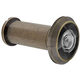 Nuk3y 220 Degree Wide Angle Heavy Duty Door Viewer (1 Pack, Antique Brass)