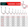 Fishing Hooks 2X Strong Offset Octopus Circle Hooks Freshwater Saltwater