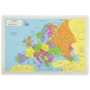 Painless Learning Educational Placemats for Kids Laminated World and Europe