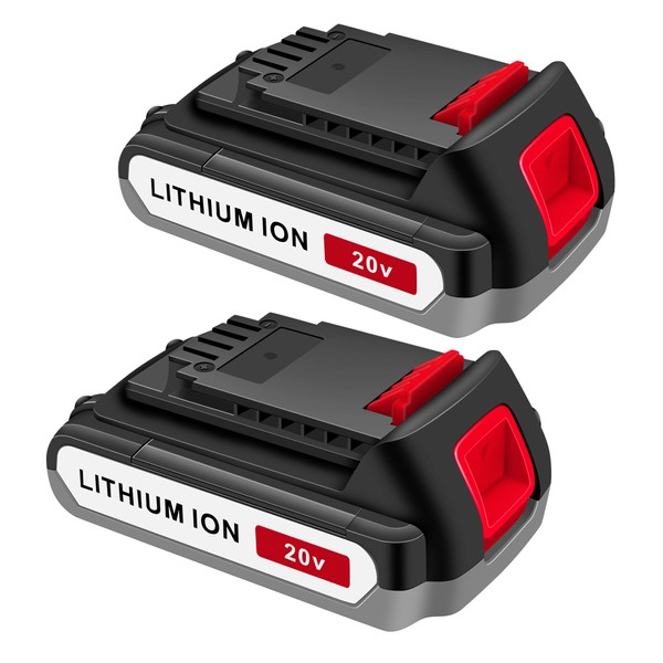 Chgdkjy 2 Pack LBXR20 Battery 4.0Ah Replacement for Black and