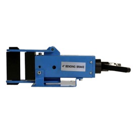 Erie Tools 4" Hand Operated Steel Bending Brake & Sheet Metal Form Bender with Pressing Die & Stop Assembly