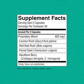 Nature's Sunshine Red Beet Root Formula, 100 Capsules | Provides Vital Nutrients, Supports the Glandular System, and Great for Fasting