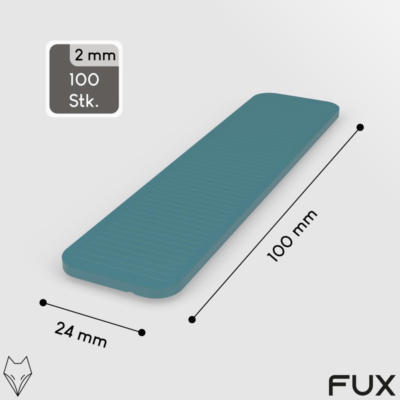 FUX Pack of 100 Spacers 100 mm x 24 mm