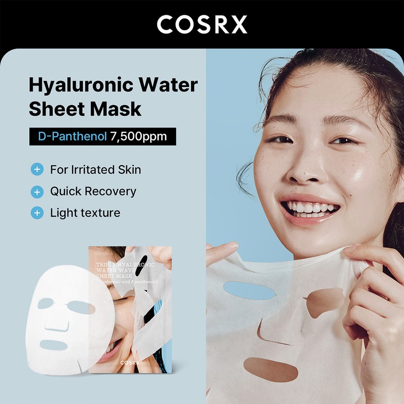 COSRX [COSRX]Hydrium Triple Hyaluronic Water Wave Sheet Mask (1ea)