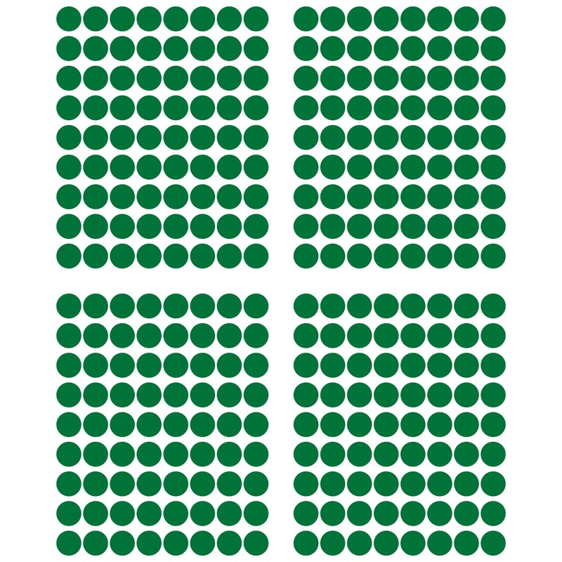 288, 20 mm, Green, PVC, Weatherproof, CODING DOTS CIRCLES DOTS