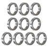 sourcing map 10pcs 6702ZZ Deep Groove Ball Bearings, Chrome Steel