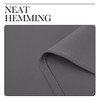 NICETOWN Noise Reducing Blackout Curtains 84" Long for Bedroom, Grey,