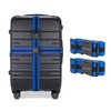 Austin House Travel Essentials Luggage Strap — Heavy-Duty Webbing, Adjustable