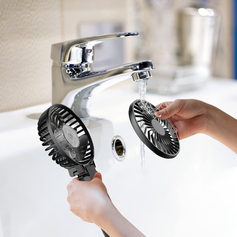HandFan 5200mAh Portable Fan Handheld, 6 Speeds Hand Held Fan