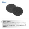 sourcing map Round Graphite Block Disk Ingot High Purity Graphite
