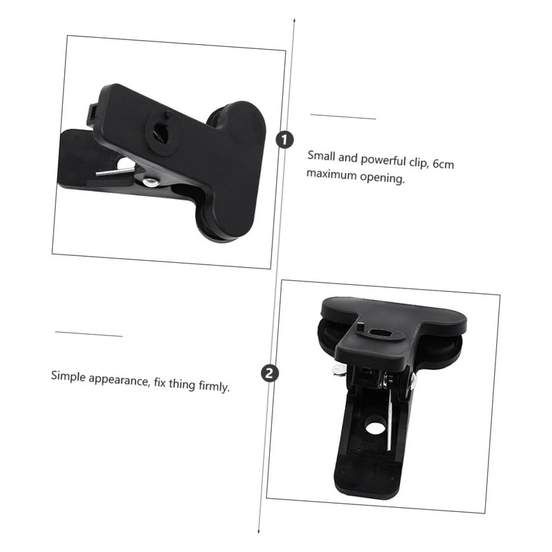 Operitacx 6PCS Heavy Duty Backdrop Spring Clamps for Photography Durable