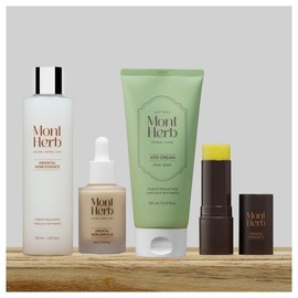 Monte Herb Inner Drying Set Essence Essence Ampoule Ato Cream Essence Balm / 몽뜨허브 속건조세트진액에센스 진액앰플 아토크림 진액밤