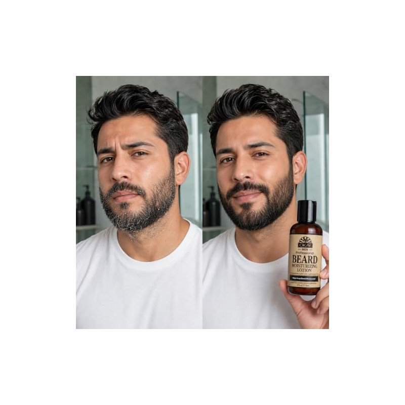 OKAY Men's Beard Moisturizing Lotion, 4 Ounce