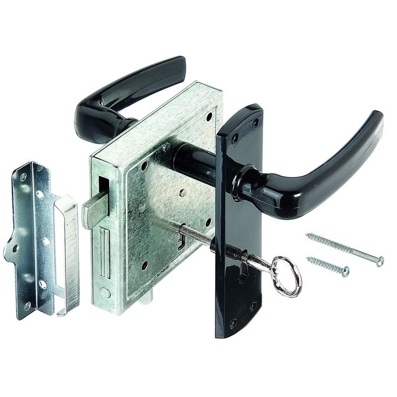 Gah-Alberts 214845 Box Lock with Night Latch / BB Holes