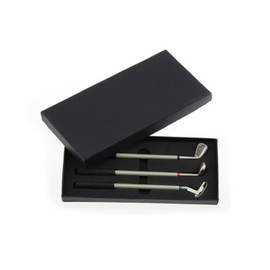 LL-Golf ® Golf Pens Gift Set/Golf Club Ballpoint Pen in Black Gift Box/Golf Gift Gift Idea for Golfers