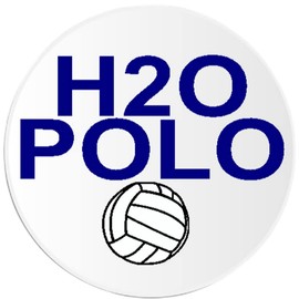 H2O Polo Water Polo - 100 Pack Circle Stickers 3" x 3" - Athlete Sports Team