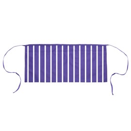 DALIX Waist Aprons Commercial Restaurant Home Bib Spun Poly Cotton Kitchen Pinstripe Purple