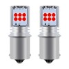 GLOFE 3Pcs Red Interior Map Dome Light LED Bulbs Compatible