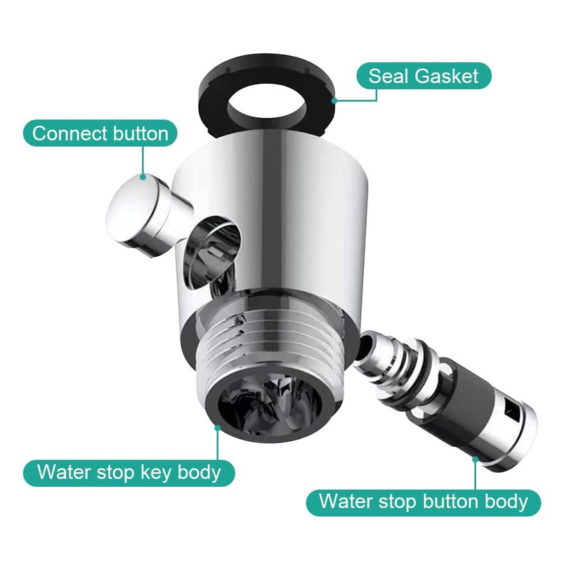 Shower Shut Off Valve,Shower Head Flowing Restrictor,G1/2 Shower Head Control