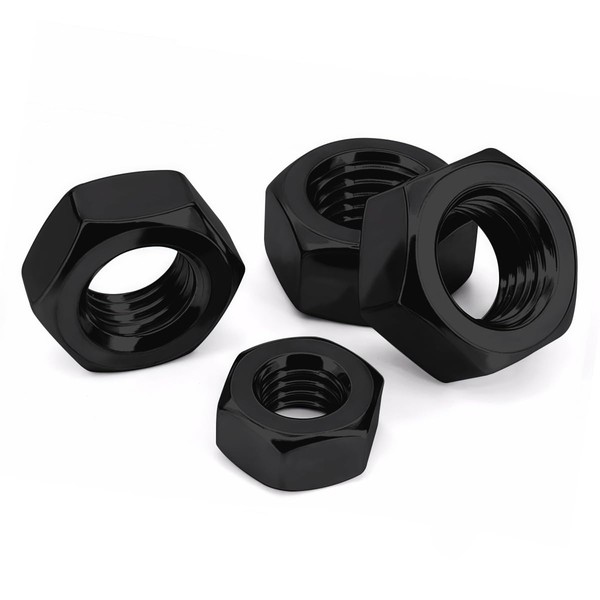 Drenky M8 Nuts Stainless Steel DIN934 Standard Nut Black A2