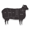 2 x 10cm Meat Cuts Lamb Sheep Vinyl Sticker Laptop