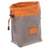 CIYODO 1Pc Portable Camera Lens Storage Bag Grey Medium Organizer