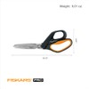 Fiskars Pro PowerArc Shop Shears, Heavy Duty Stainless Steel Scissor,