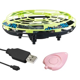 Simulus UFO Toy: Self-flying Quadcopter UFO with Infrared Sensors and LEDs (UFO Toy with Sensor, Flying UFO Toy, Kids Adult)