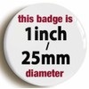 Ozorath DONT ASK ME FUNNY BADGE BUTTON PIN (Size is