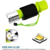 HOTOIQ Diving Flashlight,2 Pack Scuba Diving Flashlight,1100 Lumen XM-L2 Bright