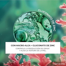 YVES ROCHER - Crema Facial en Gel Matificante Sebo Active Clear, Afina la textura de la piel y reduce los poros, Para Piel Mixta a Grasa, Formula Vegana