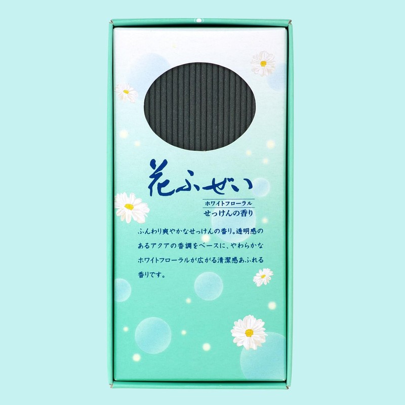 Kameyama Flower Fushi Soap, Smokeless Incense, Approx. 3.5 oz (100