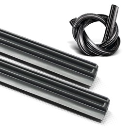 ASLAM Recambios de limpiaparabrisas de 24 pulgadas + 17 pulgadas para limpiaparabrisas Infiniti QX50 Original Mitsuba Hybrid (1 par)