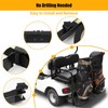 LEAPGOMAX No Drilling Golf Cart Bag Holder Bracket for 2+2