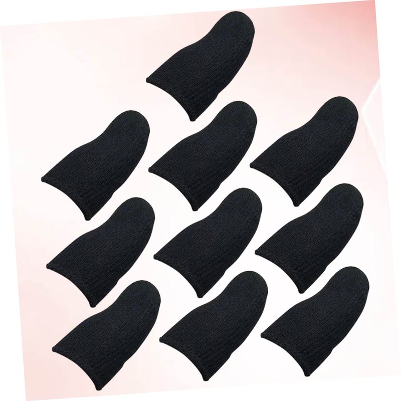 jojofuny 10 Pcs Oil-proof -slip Thumb Sleeve Sleeve Tablet Glove