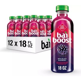 Bai Boost Buka Black Raspberry, Antioxidant Infused Beverage, 18 Fl Oz Bottle (P
