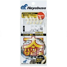Hayabusa HS416-4-3 Thick Harris Sabiki Luminous Skin Flash 4-3