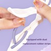 Eyelash Curler, Plastic Eyelash Curlers with Silicone Refill Pads Cute