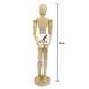 Kangaro Flexible Mannequin Wooden Doll 30 cm Buxus Wood
